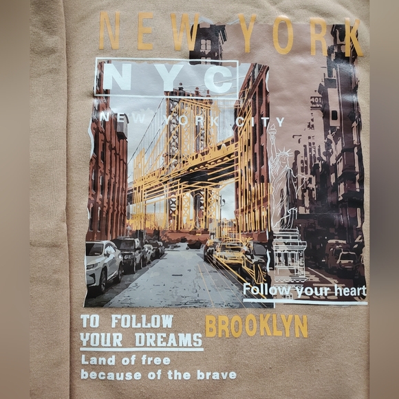 NYC mens Crewneck Pullover Size Large - Picture 2 of 5